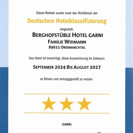 Guest house Berghofstuble